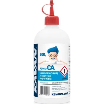 Průmyslové lepidlo Kavan KAVAN Power CA 500g Super řídké vteřinové lepidlo