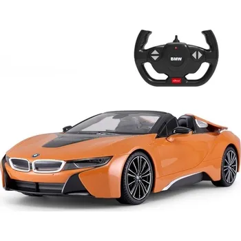 RC model ostatní Rastar BMW i8 1:12, licence, LED, metalický lak, oranžové