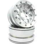 Absima Kovové Beadlock CNC disky Absima Metsafil 2.2 PT-MESH silver/silver, 2ks