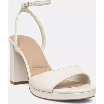 Dámské sandále Kožené sandály Aldo GRACIOUS béžová barva, 13966711 01X, EUR 41