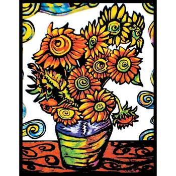 RC model ostatní COLORVELVET Colorvelvet Sametový obrázek Slunečnice 21x29,7cm