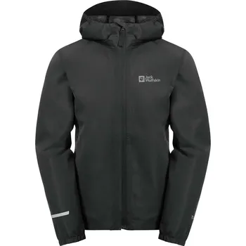 Dětská nepromokavá bunda Jack Wolfskin FLAZE 1609263.92.152 černá 99X, vel. 104