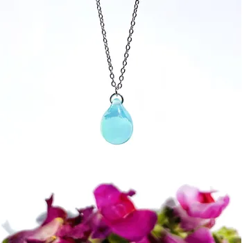 Náhrdelník Šperk z pravého českého skla - Náhrdelník Ranní rosa