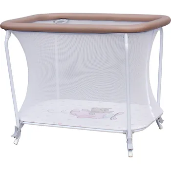 Dětská ohrádka Dětská skládací ohrádka Scarlett CARINO - 103 x 72 cm - růžová