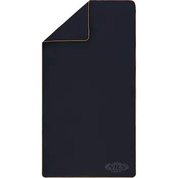 Ručník Ručník z mikrovlákna NILS NCR12 černá/oranžová