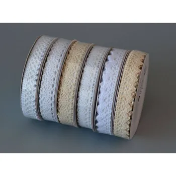 Stuha Samolepící krajka 1,5 cm vzor 5