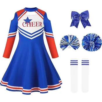 Karnevalový kostým Dětský kostým roztleskávačky LOLANTA vel.130