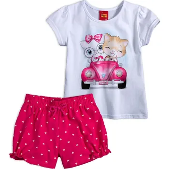 Dívčí souprava KYLY KOČIČKY bílá Velikost: 116