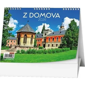 Kalendář BALOUŠEK TISK Kalendář stolní Z domova 2026 / 15cm x 21cm / BSH1-26