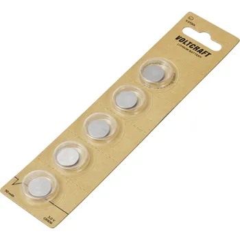 Článková baterie VOLTCRAFT knoflíkový článek CR 1616 3 V 5 ks 50 mAh lithiová VC-11894995