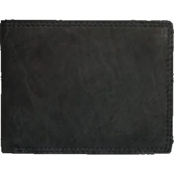 Peněženka Kožená peněženka bez značek a nápisů s klasickým uspořádáním s ochranou dat (RFID)