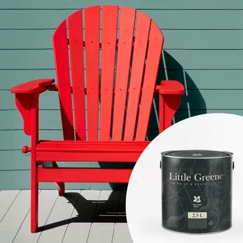 Olej na dřevo Little Greene Barva na zahradní nábytek - Matná - 2,5L - Intelligent Exterior Eggshell Vyberte odstín:: Chocolate Colour (124)