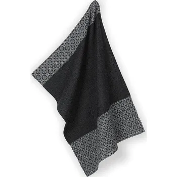 Utěrka KELA Utěrka Gianna 100% bavlna bílo-černá vzor/proužek KL-12782