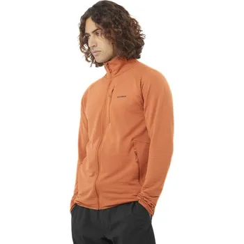 Pánská mikina Salomon Essential Lightwarm FZ M LC2444000 - sierra L