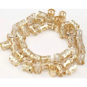 Kovové ozdoby do vlasů na pletení copů | doplňky do vlasů 50 ks - Styl 3