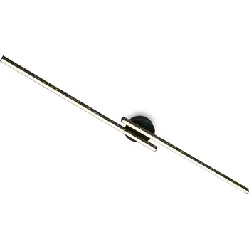 BRILONER LED nástěnné a stropní svítidlo, 135 cm, 24 W, 1400 lm, černá - BRILO BRILO 3717-025