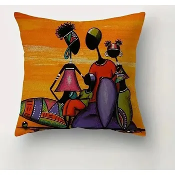Povlak na polštářek Africký dekorativní povlak na polštář | venkovní polštář, etnický povlak - Afrika-D