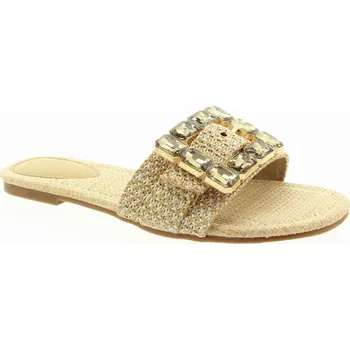 Dámské pantofle EPICA Dámské béžové pantofle se sponou 1W70420-03-T-BEIGE-355 Velikost 37