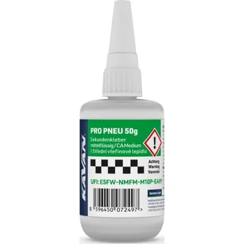 Průmyslové lepidlo Kavan KAVAN PRO PNEU střední vteřinové lepidlo 50g