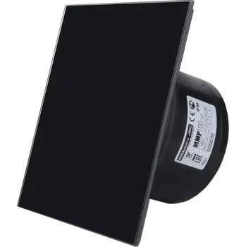 ventilátor do koupelny MMP P 100-B+T axiální ventilátor, černý lesklý s časovačem