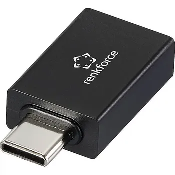 Elektrická zásuvka Renkforce Blokátor datových přenosů přes USB adaptér [1x USB-C® zástrčka - 1x USB-C® zásuvka] RF-6615900