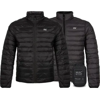 Pánská péřová bunda Mac In a Sac Polar Packable Men's Down Jacket Jet Black Charcoal 25/26