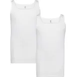 ADAMO tílko pánské 129444 2 KUSY nadměrné velikosti 4XL bílá