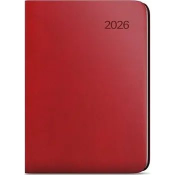 Diář BALOUŠEK TISK Diář týdenní - Zoro - Vivella - A5 - bordó 2026 / 20,5cm x 14,3cm / BTZ6-3-26
