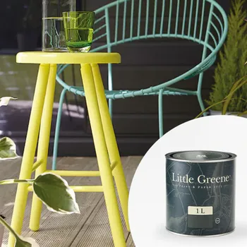 Olej na dřevo Little Greene Barva na zahradní nábytek - Vysoký lesk - 1L - Intelligent Gloss Vyberte odstín:: Olive Oil (83)