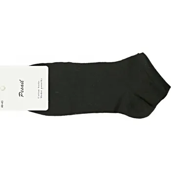 Pánské ponožky PESAIL Pánské bavlněné kotníkové ponožky černé vz.1 Velikost: 40- 43