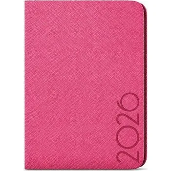 Diář BALOUŠEK TISK Diář týdenní - Zoro - Tora - A5 - růžová 2026 / 20,5cm x 14,3cm / BTZ13-51-26