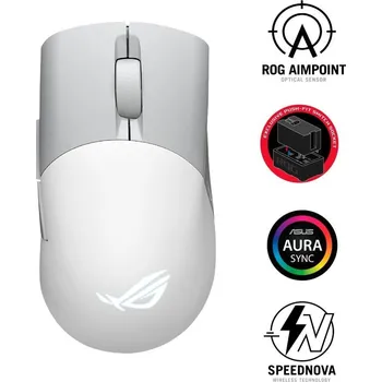 ASUS ROG Keris Wireless Aimpoint White (90MP02V0-BMUA10)