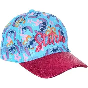 Kšiltovka Tyrkysovo-růžová dětská kšiltovka Stitch Velikost: 52