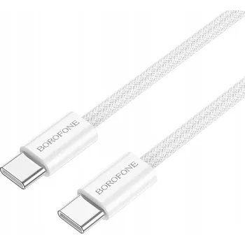 Datový kabel Kabel Borofone USB typ C - USB typ C 1 m bílý