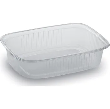 Jednorázové nádobí WIMEX 77312 miska hranatá transparentní 125 ml 108 x 81 mm 100 ks