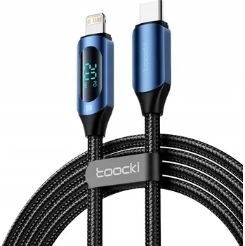 Datový kabel Kabel Toocki USB-C na Apple Lightning 2 m modrý