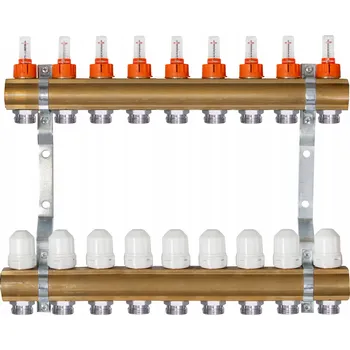 rozdělovač topení Rozdělovač BraxTherm pro 9 okruhů
