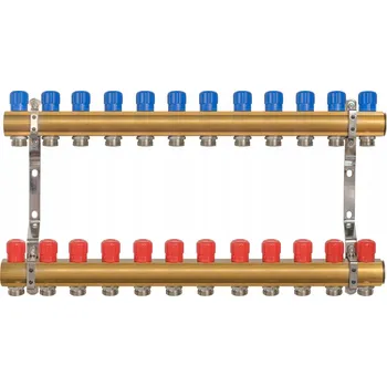 rozdělovač topení Rozdělovač BraxTherm pro 12 okruhů