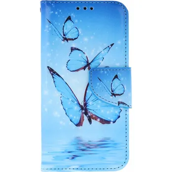 Pouzdro na mobilní telefon Pouzdro iPhone 16e Modří motýlci (kryt neboli obal na iPhone 16e)