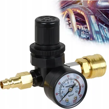 Ventil Redukční ventil 1/4" regulátor tlaku stlačeného vzduchu