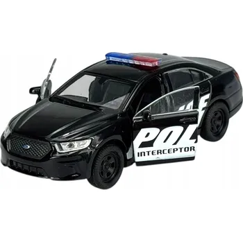 autíčko WELLY FORD POLICE INTERCEPTOR ČERNÝ 1:34 POLICIE NOVÝ MODEL KOVOVÝ 43671