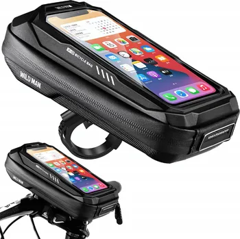 brašna na kolo Přední Cyklistická brašna Wild Man WILD MAN POUZDRO POUZDRO NA TELEFON NA ŘÍDÍTKA 1l