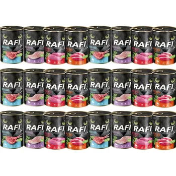 Krmivo pro kočku Mokré krmivo pro kočky Rafi cat mix chutí 24 x 400 g