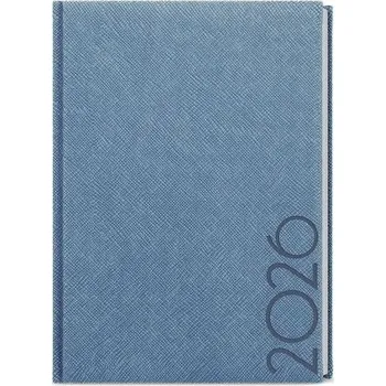 Diář BALOUŠEK TISK Diář týdenní - Oskar - Tora - A5 - modrošedá 2026 / 20,5cm x 14,3cm / BTO13-19-26