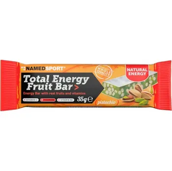 Energetické tyčinky Carbo NAMEDSPORT Total Energy Fruit Bar s pistáciovou příchutí 35 g 1 ks