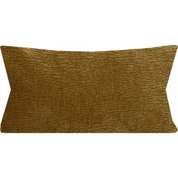 Polštář Povlak na polštář 40x60cm BARRY MEDOVÝ sametový dekorativní ozdobný