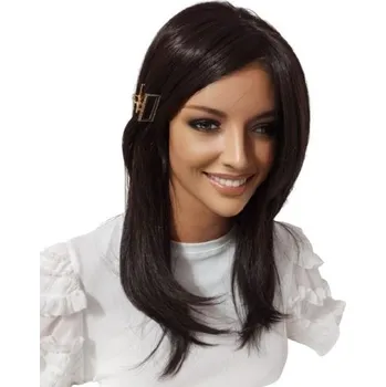 Paruka Paruka dlouhé syntetické hnědé vlasy Mona