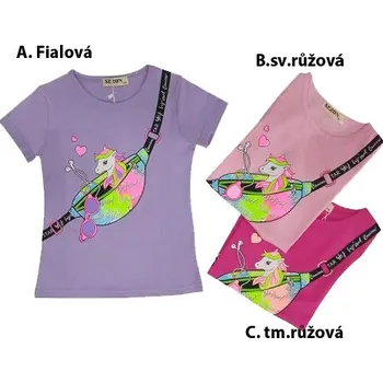 SEZON L6027 Dívčí tričko velikostní řada: 98-128