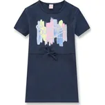 116-146-Dívčí šaty KUGO - tm.modrá barva