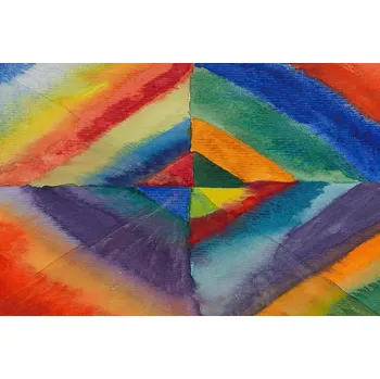 Plakát Plakát, Obraz - Colour Study III. (1913), Wassily Kandinsky